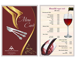 Menu Card Designer in Chennai